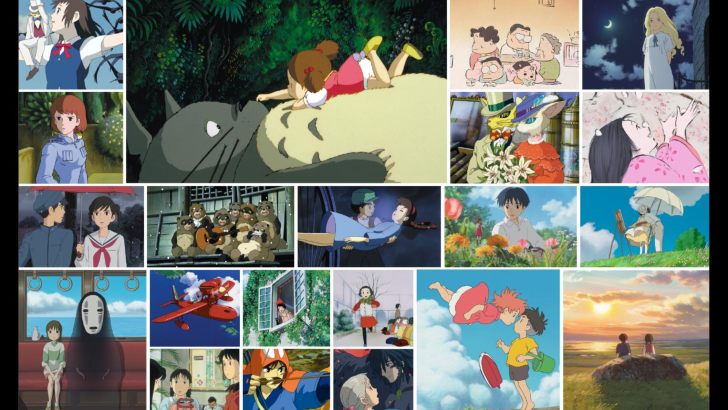 Hayao Miyazaki and Ghibli montage