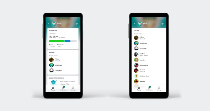Xbox Family Settings Shot 2