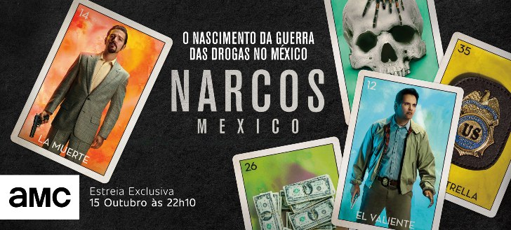 Narcos Mexico AMC Portugal - horizontal amc