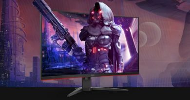 AOC curved monitor