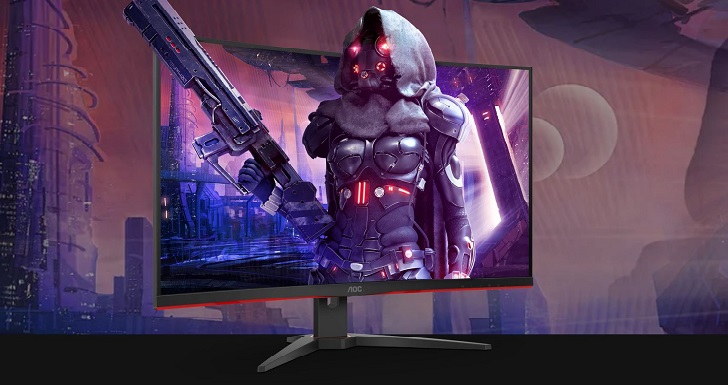 AOC curved monitor