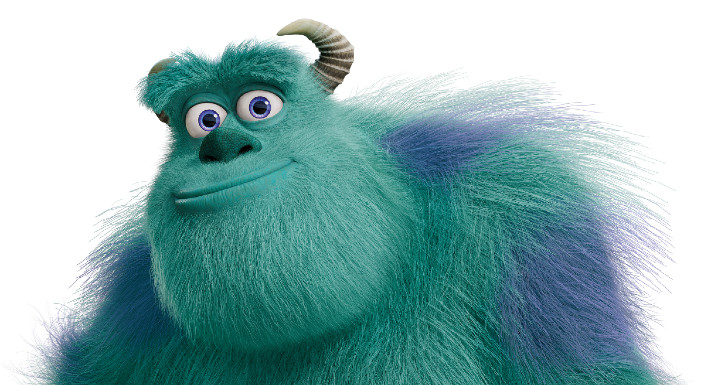 Um personagem de desenho animado do filme monsters inc.