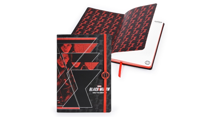 black widow caderno