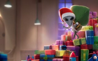 Alien Xmas Natal