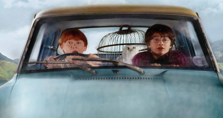 ron harry potter ford anglia