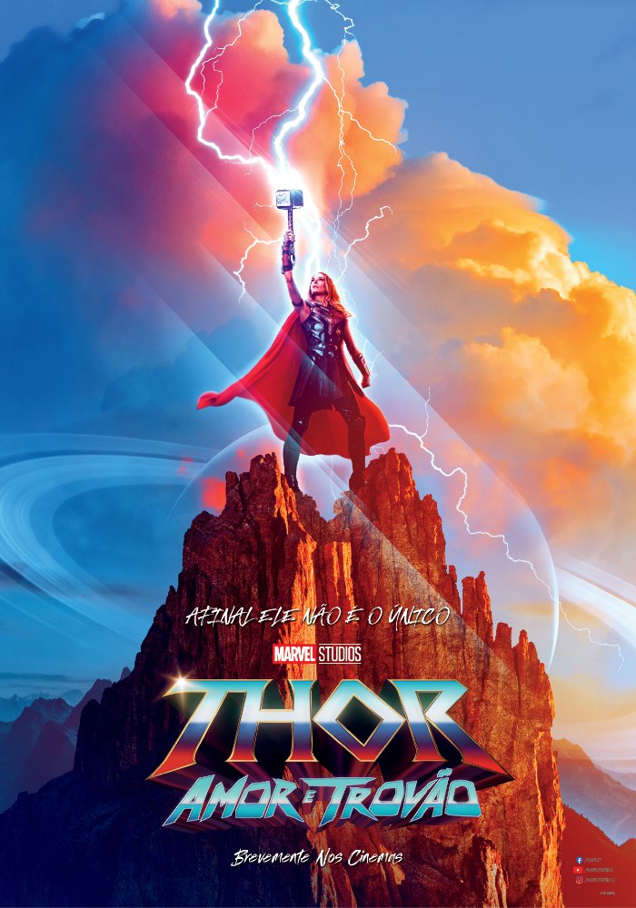 Thor: Amor e Trovão': Elenco se reúne no novo cartaz BELÍSSIMO da  sequência; Confira! - CinePOP