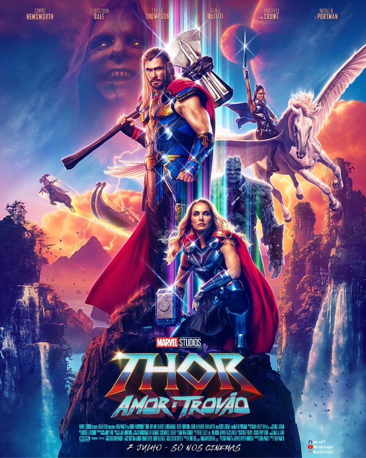 THOR amor e trovão poster