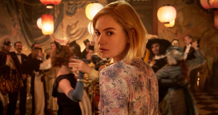 lily james em Rebecca