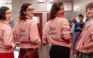 skyshowtime grease pink ladies