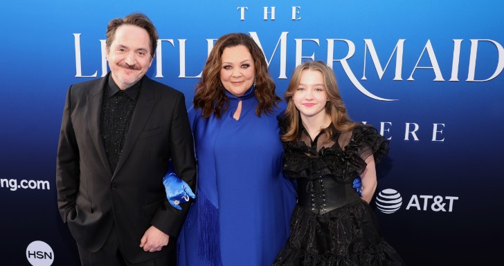 Ben Falcone, Melissa McCarthy, e Vivian Falcone