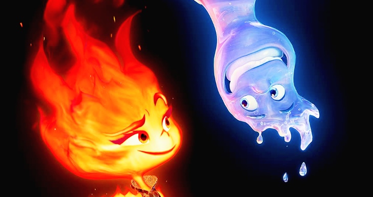 Elemental, Água e Fogo numa Metáfora da Disney Pixar