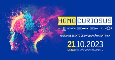 Marca na tua agenda – Homo Curiosus, evento gratuito intercativo e de divulgação científica, dia 21 de outubro na Expo