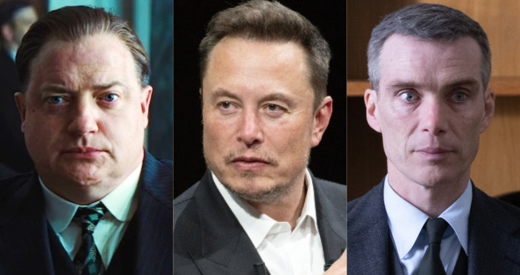 Brendan Fraser Elon Musk Cillian Murphy