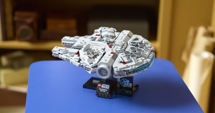 lego star wars millennium falcon sets conjuntos 25 anos