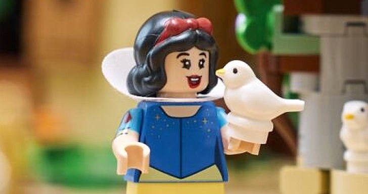 disney branca de neve lego set conjunto sete anoes