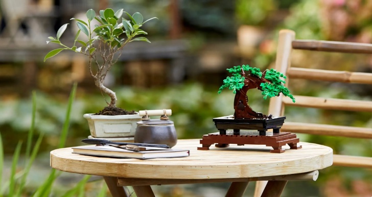 lego dia dos namorados prenda bonsai