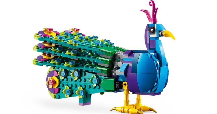 lego valentine's day peacock gift