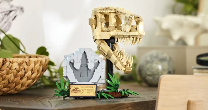 lego dia dos namorados prenda dinossauro