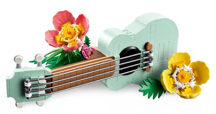 lego flowers guitar gift valentine's day