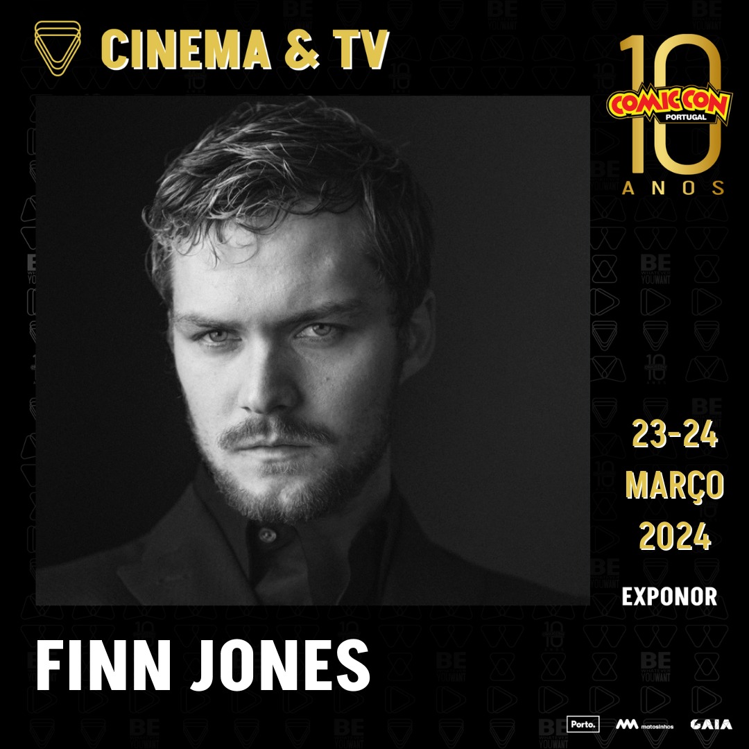 Finn Jones convidado Comic Con Portugal 2024