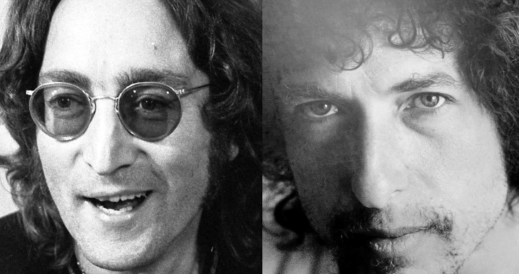 Bob Dylan e John Lennon dedicaram estas músicas um ao outro