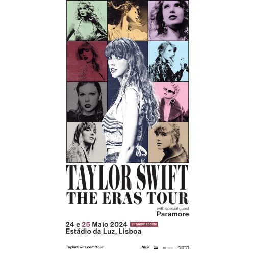 Taylor Swift chega ao Estádio da Luz