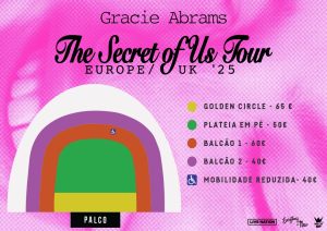 Gracie Abrams em Portugal pela primeira vez