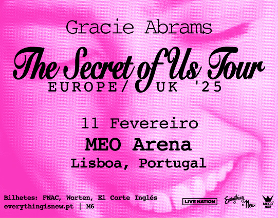 The Secret Of Us Tour Europe/ UK 2025