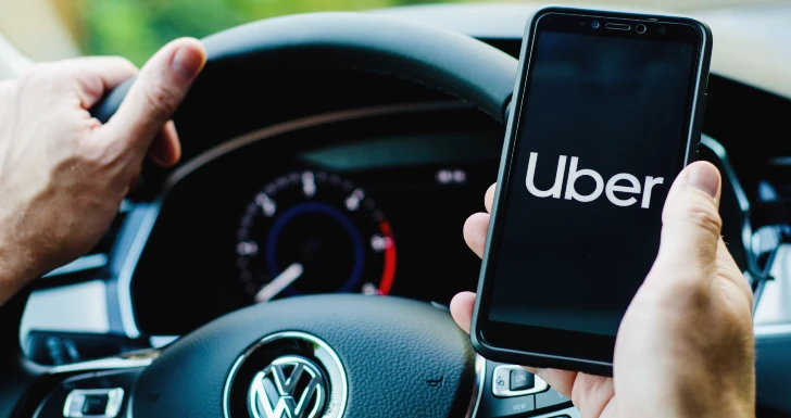 uber app navegação preço