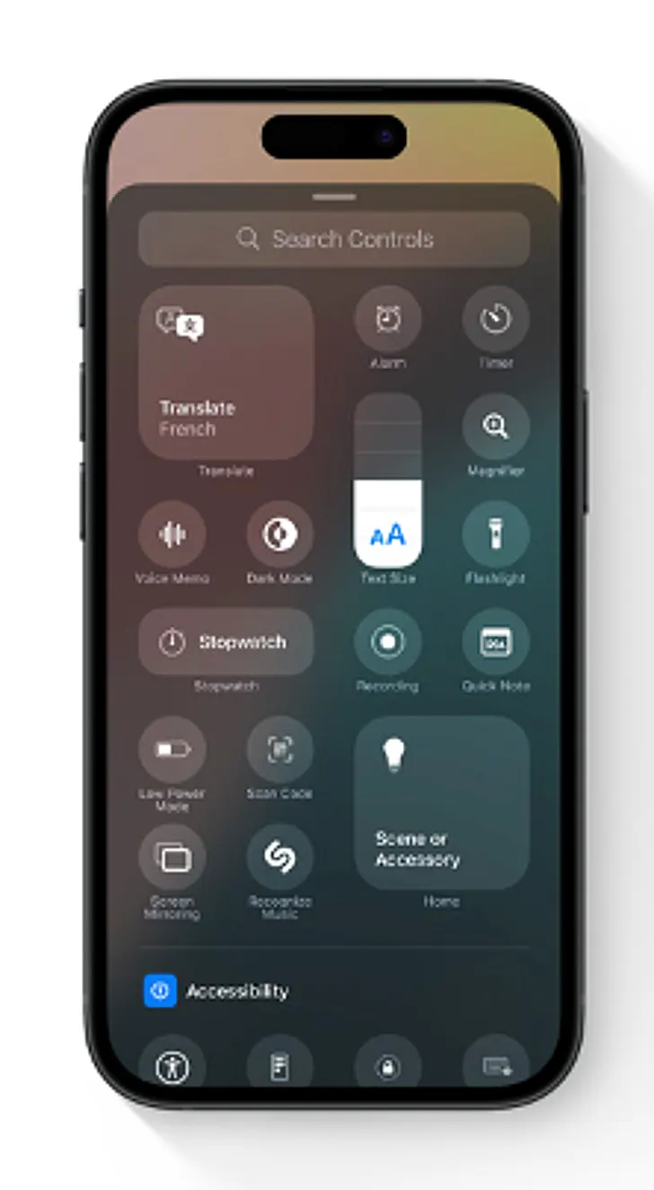 iphone ios 18.4 controlo