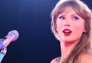 Taylor Swift durante um dos concertos da Eras Tour