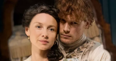Caitríona Balfe e Sam Heughan em outlander