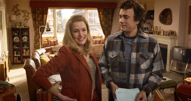 Tom Hanks e Robin Wright em Here