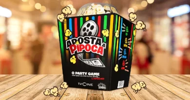 Jogo TVCine Aposta a Pipoca numa mesa