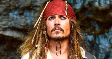 Johnny Depp em Piratas das Caraíbas