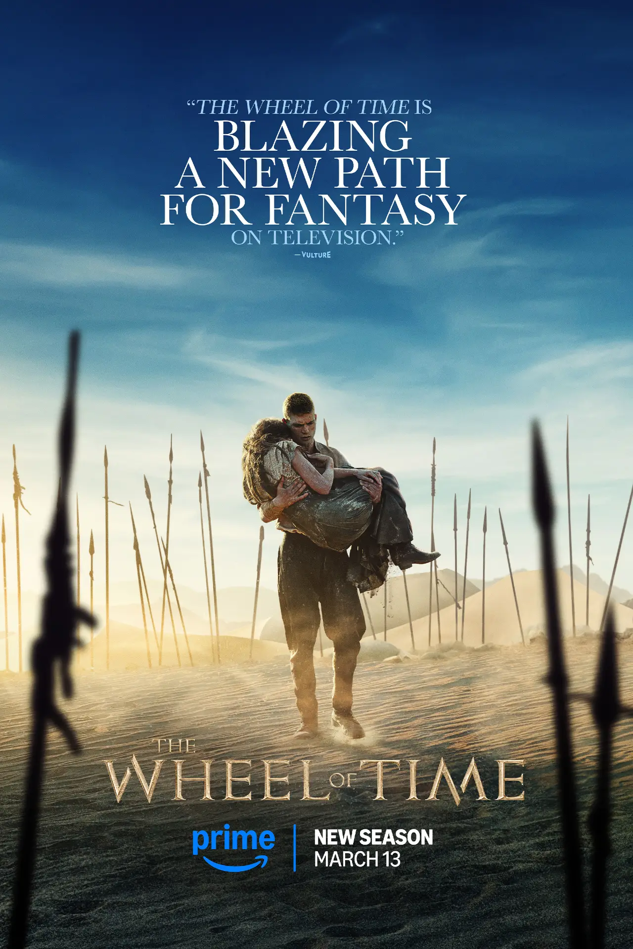 Poster da terceira temporada de "A Roda do Tempo", série da Prime Video
