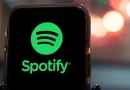 Logo do Spotify num smartphone