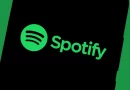 Logo do Spotify num smartphone
