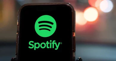Logo do Spotify num smartphone