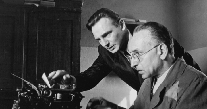 atores no filme A Lista de Schindler