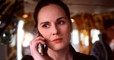 Michelle Dockery em Flight Risk de Mel Gibson
