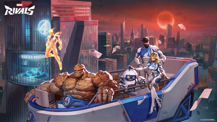 O Quarteto Fantástico em Marvel Rivals
