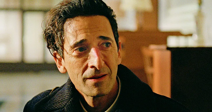 Adrien Brody em O Brutalista, vencedor do BAFTA