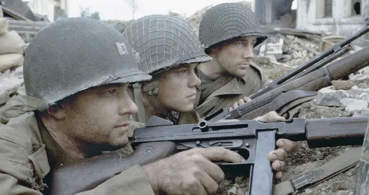Tom Hanks em Saving Private Ryan
