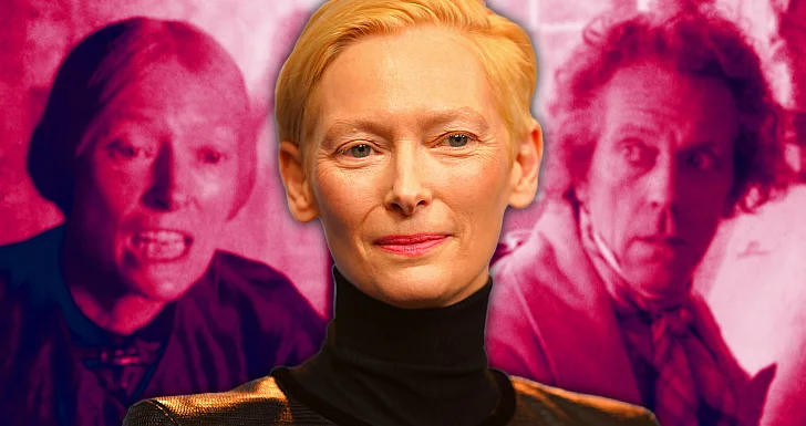 Tilda Swinton em A Vida Extraordinária de David Copperfield no AMC