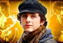 Timothée Chalamet em A Complete Unknown