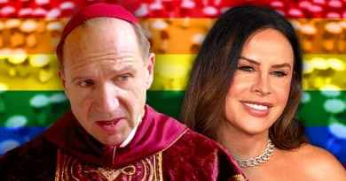 Karla Sofia Gascon de Emilia Pérez e Ralph Fiennes em Conclave