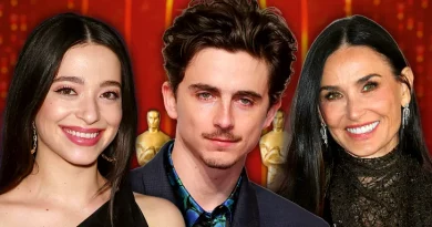 Óscar com Demi Moore Timothée Chalamet Mikey Madison