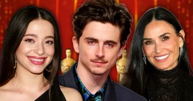 Óscar com Demi Moore Timothée Chalamet Mikey Madison