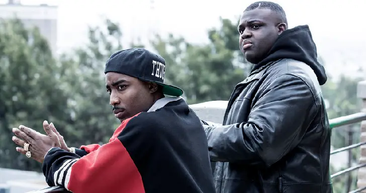 Marcc Rose, Wavyy Jonez em Unsolved, a série da netflix sobre tupac e biggie